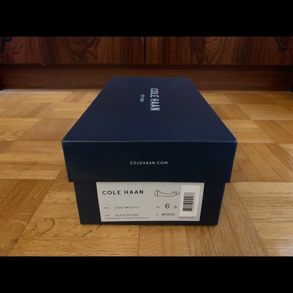 Cole Haan Elsie Ballet II Bow Flat Black New 6 - Picture 14 of 14